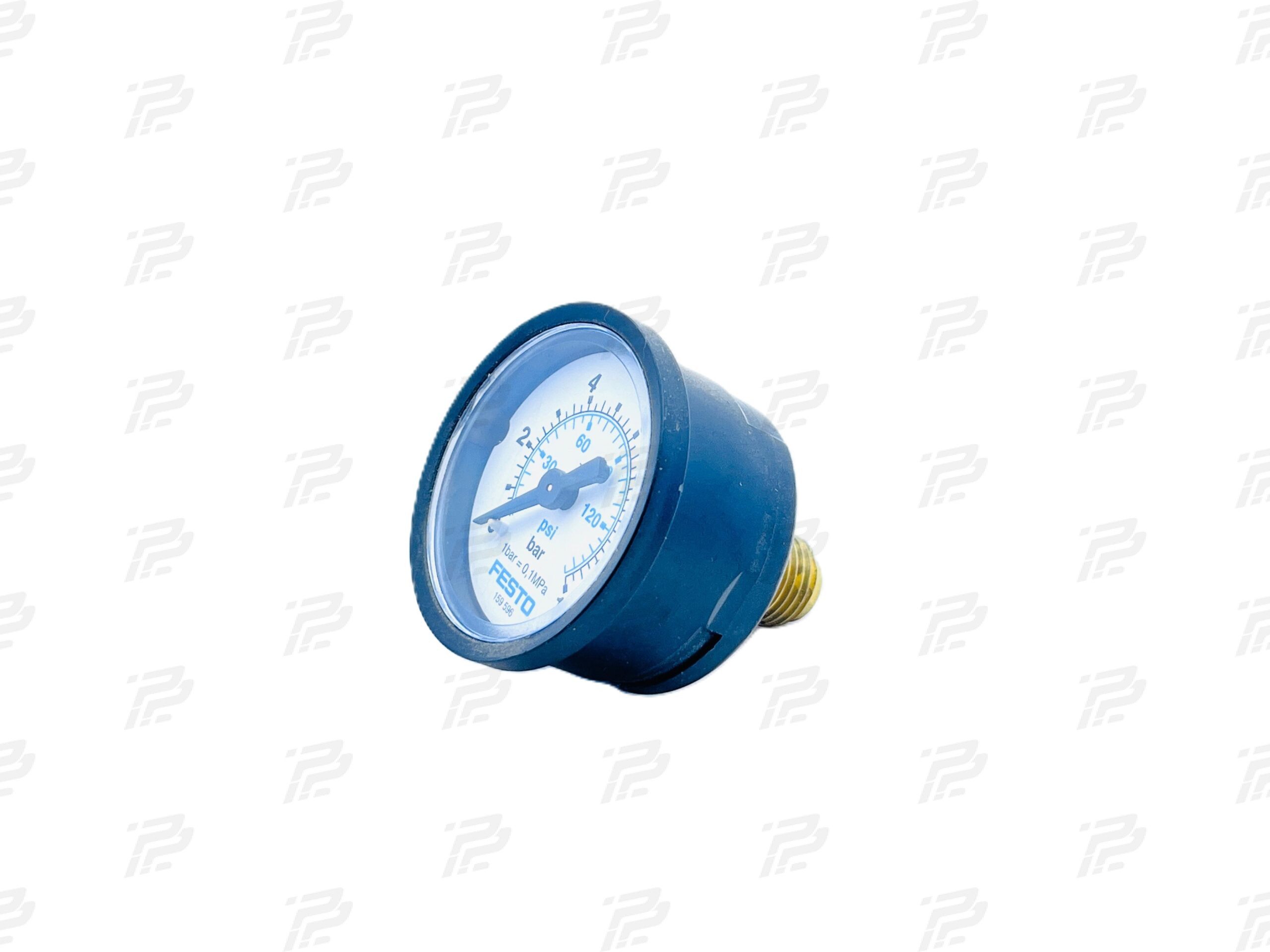 Flange pressure gauge