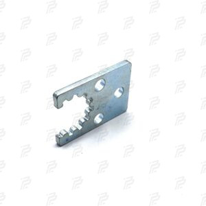 Locking plate / fixing plate trapezoidal threaded nuts